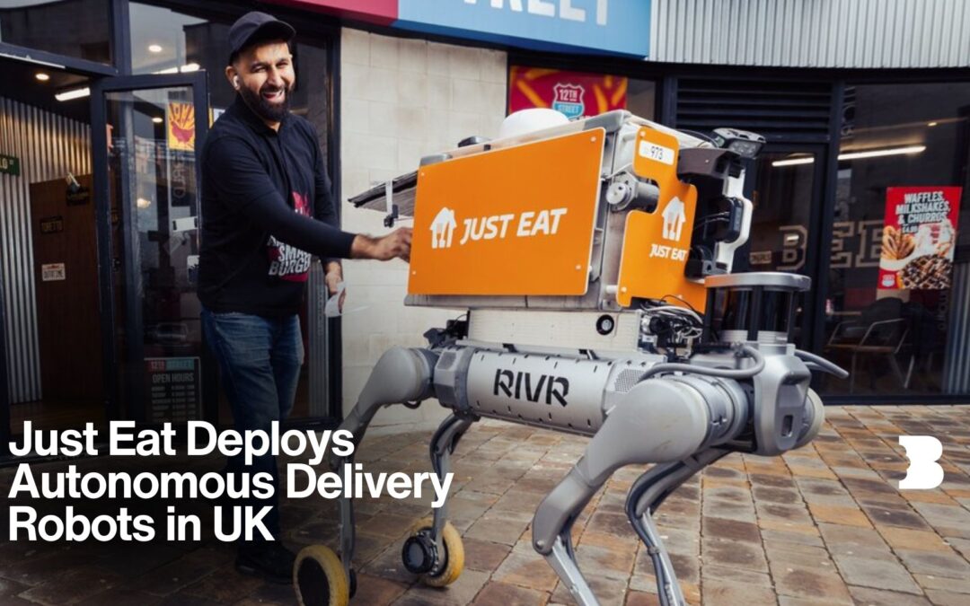 Just Eat Deploys Autonomous Delivery Robots in UK
